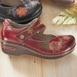 L'Artiste Mamataish Leather Mary Jane with Low Heel by Spring Step