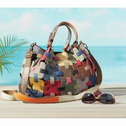 L'Artiste Quilted Leather Handbag