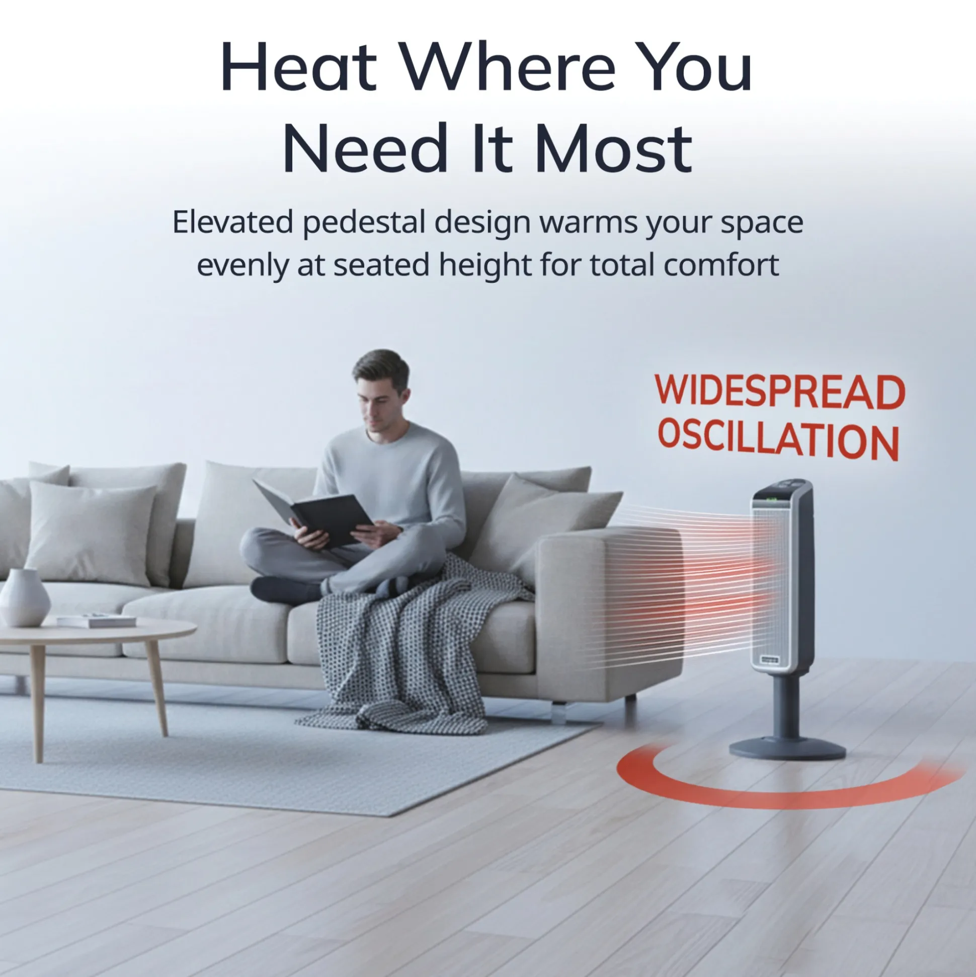Lasko Digital Pedestal Heater