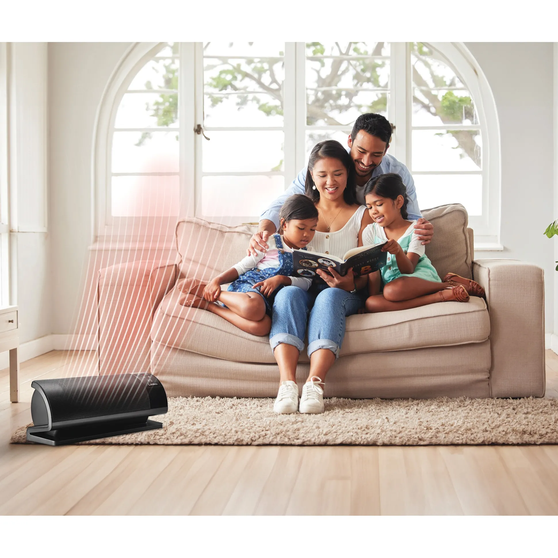 Lasko Low-Profile Baseboard Heater with Remote