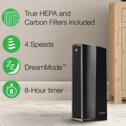 Lasko LP450 Air Purifier with Odor Reduction