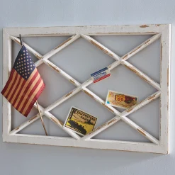 Lattice Distressed Wall Gate