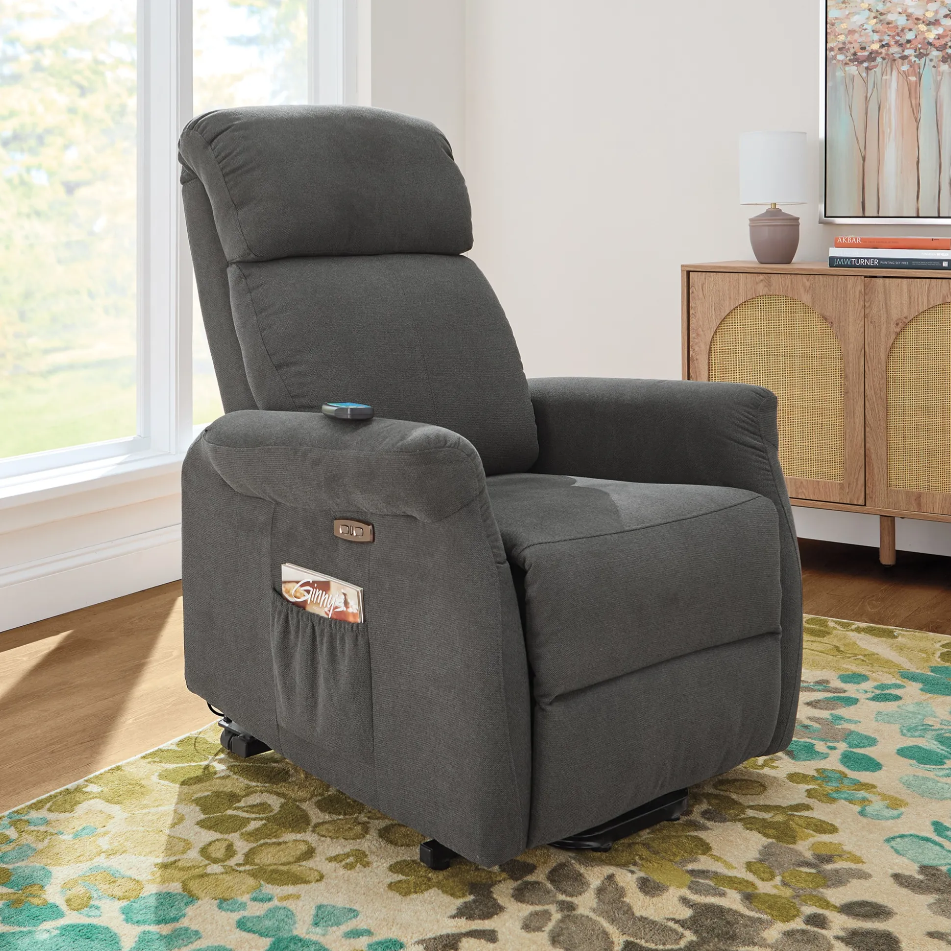 Lay-Flat Powered Lift Recliner