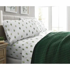 Leaf Microfiber Sheet Set