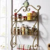 Leafy Apple Paper Towel Holder & Spice Rack