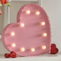 LED Metal Heart