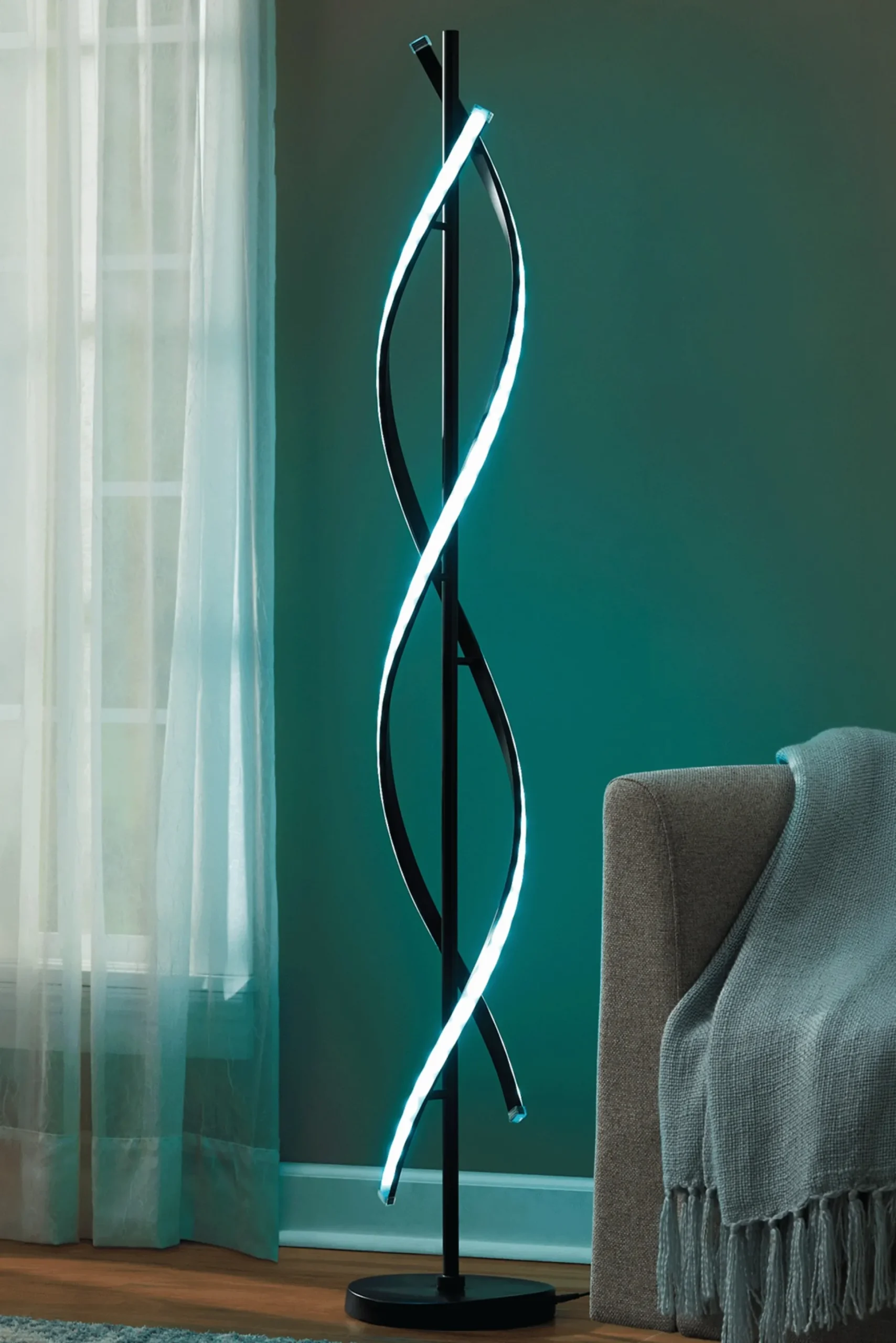 LED Twist Floor Lamp