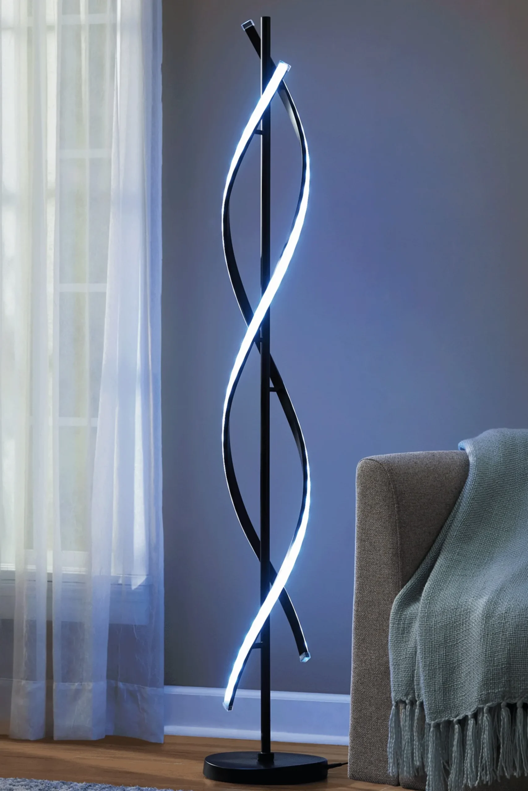 LED Twist Floor Lamp