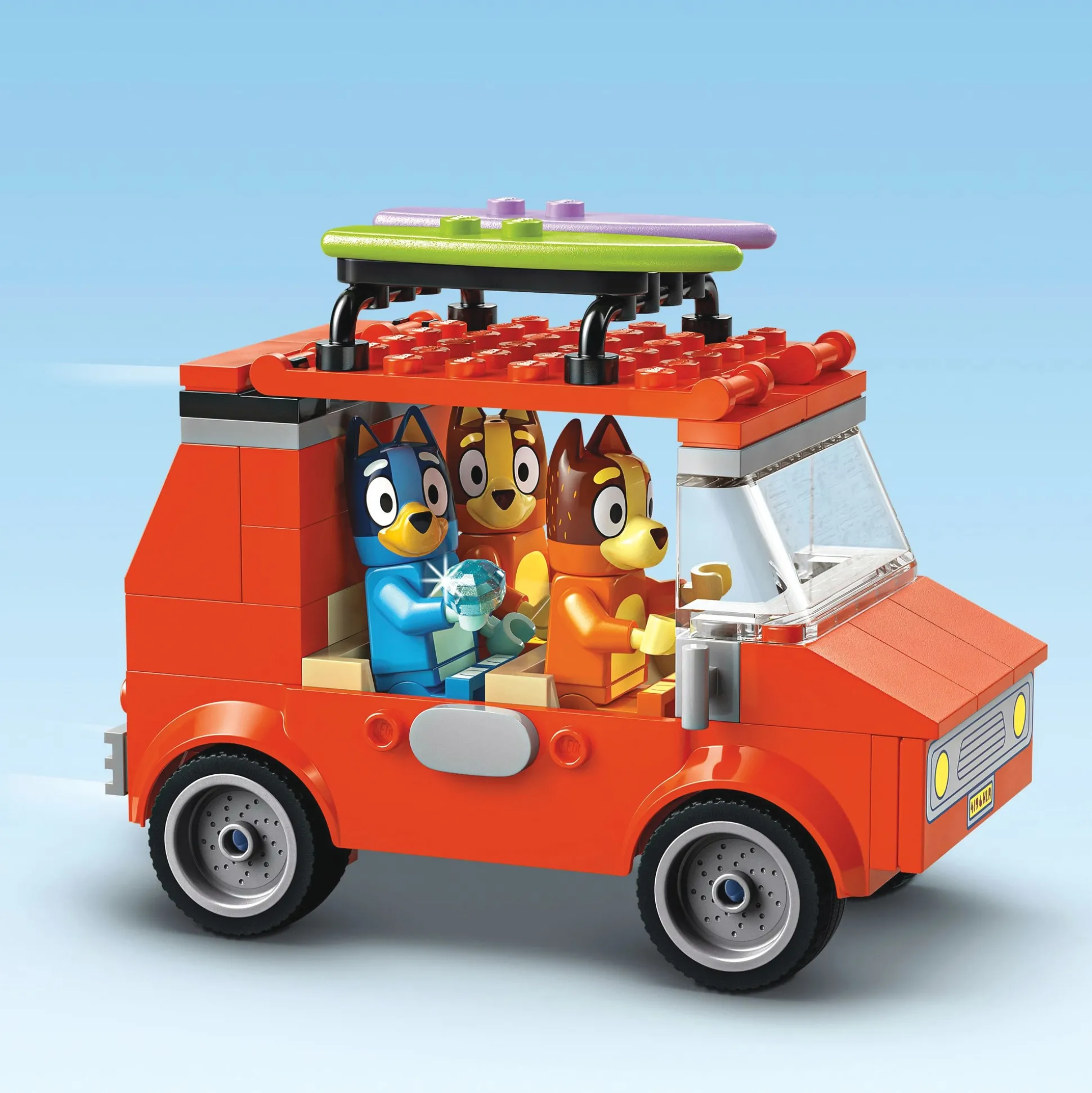 LEGO Bluey's Beach & Family Car Trip