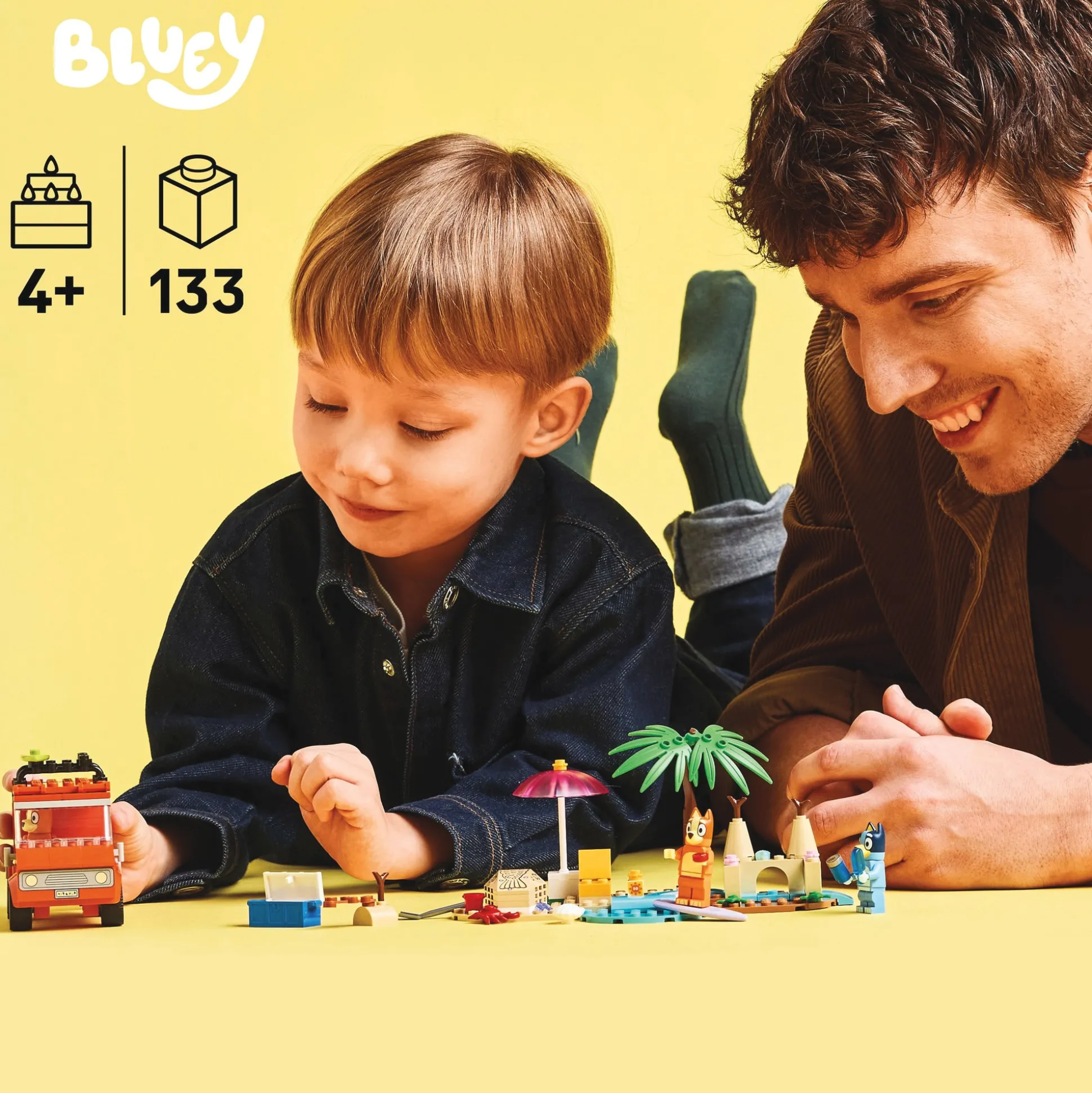 LEGO Bluey's Beach & Family Car Trip