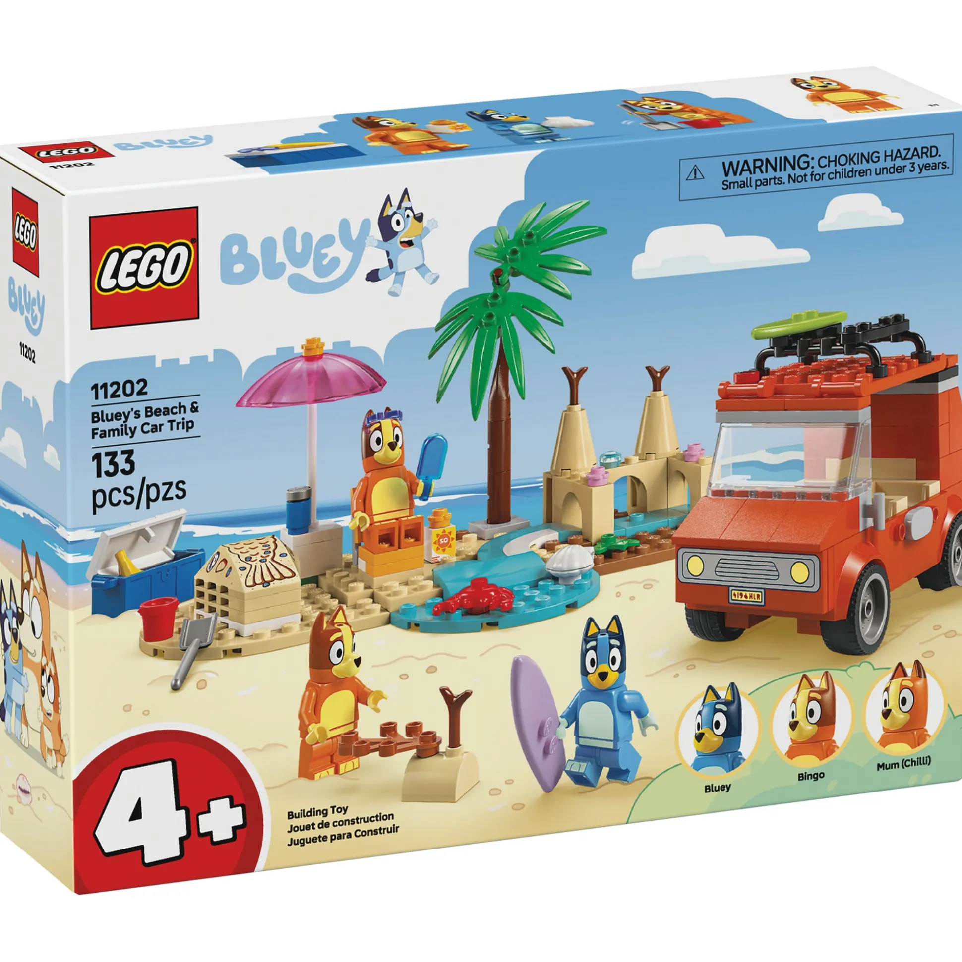 LEGO Bluey's Beach & Family Car Trip