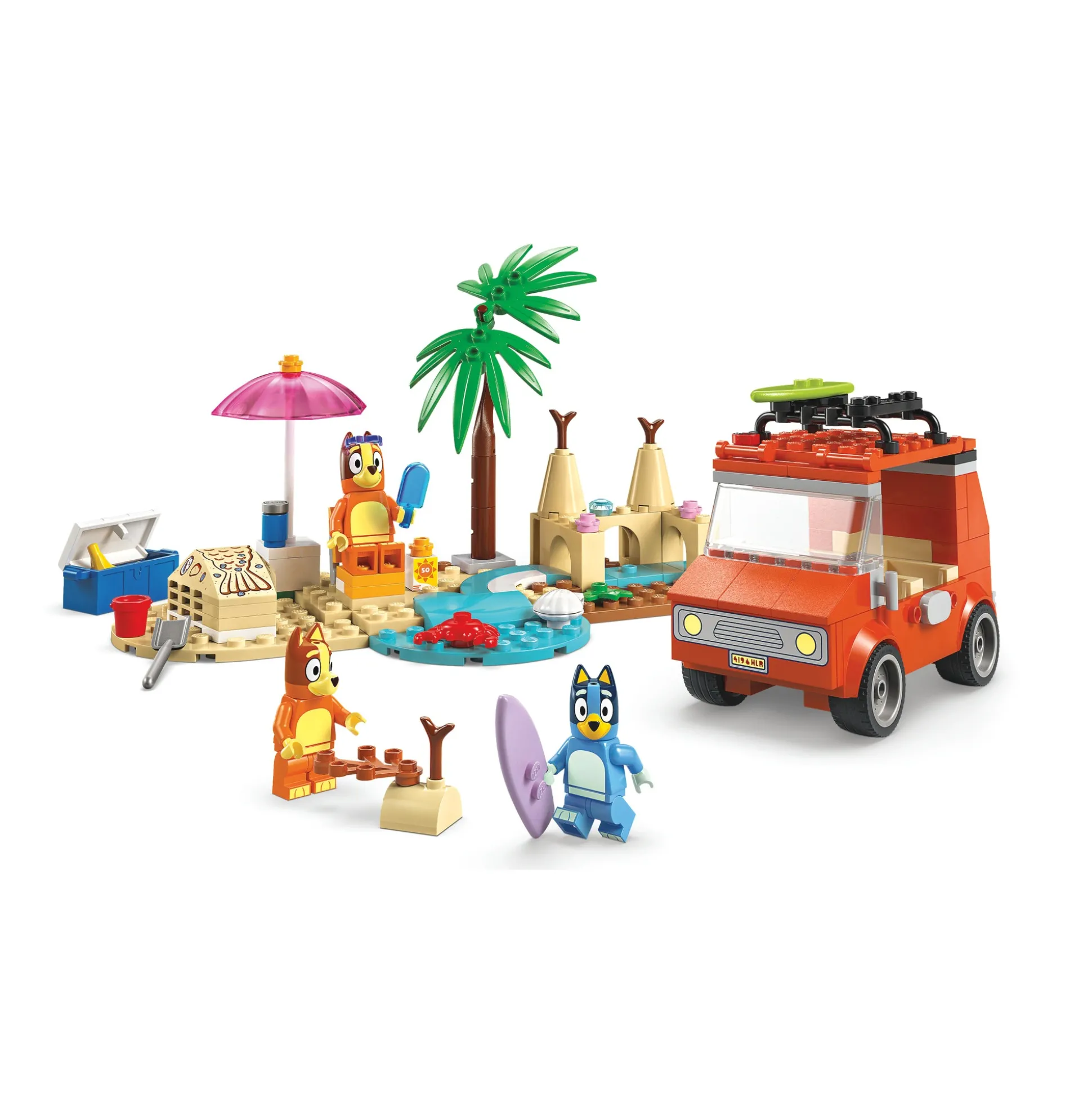 LEGO Bluey's Beach & Family Car Trip