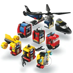 LEGO City Helicopter, Fire Truck & Submarine Remix