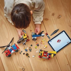 LEGO City Helicopter, Fire Truck & Submarine Remix