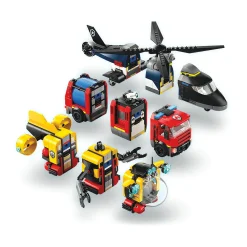 LEGO City Helicopter, Fire Truck & Submarine Remix