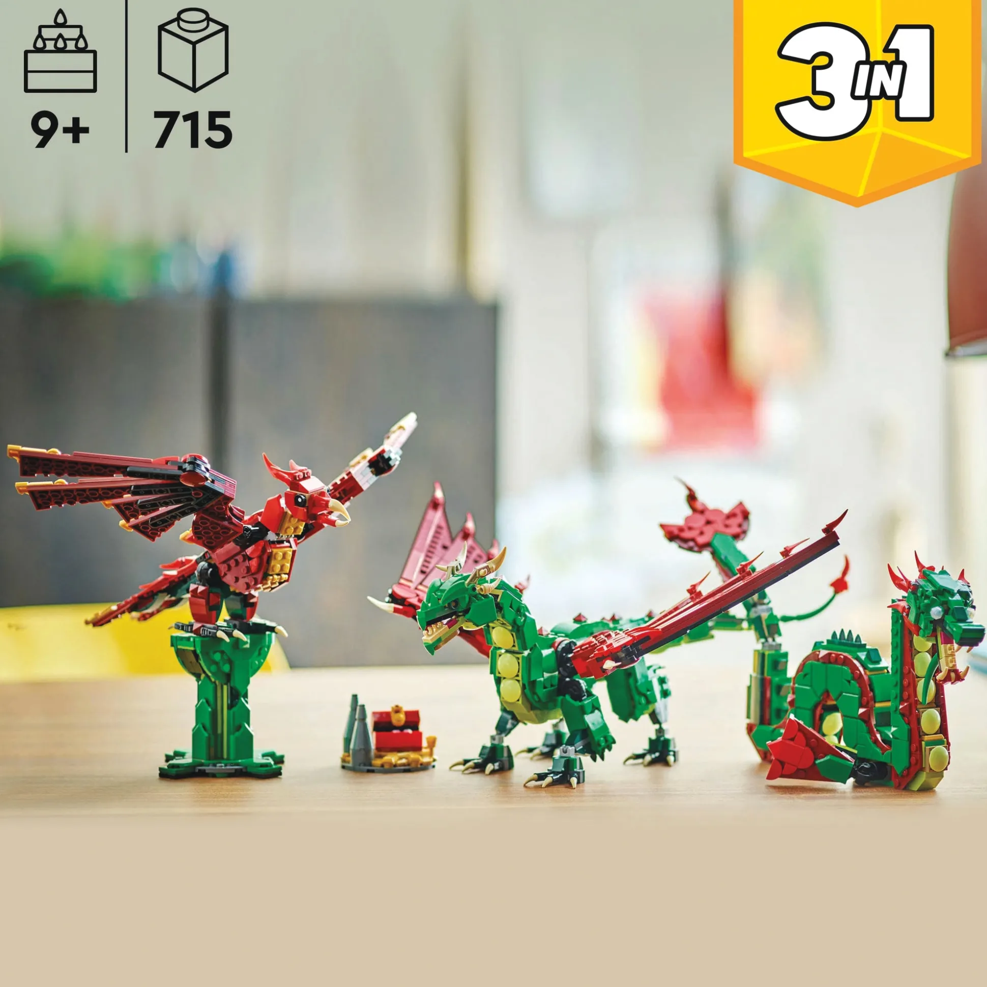 LEGO Creator 3-in-1 Medieval Dragon