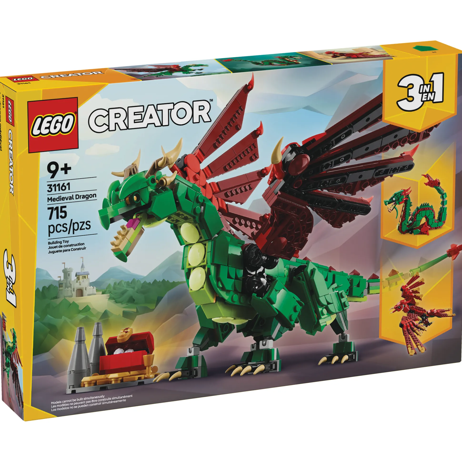 LEGO Creator 3-in-1 Medieval Dragon