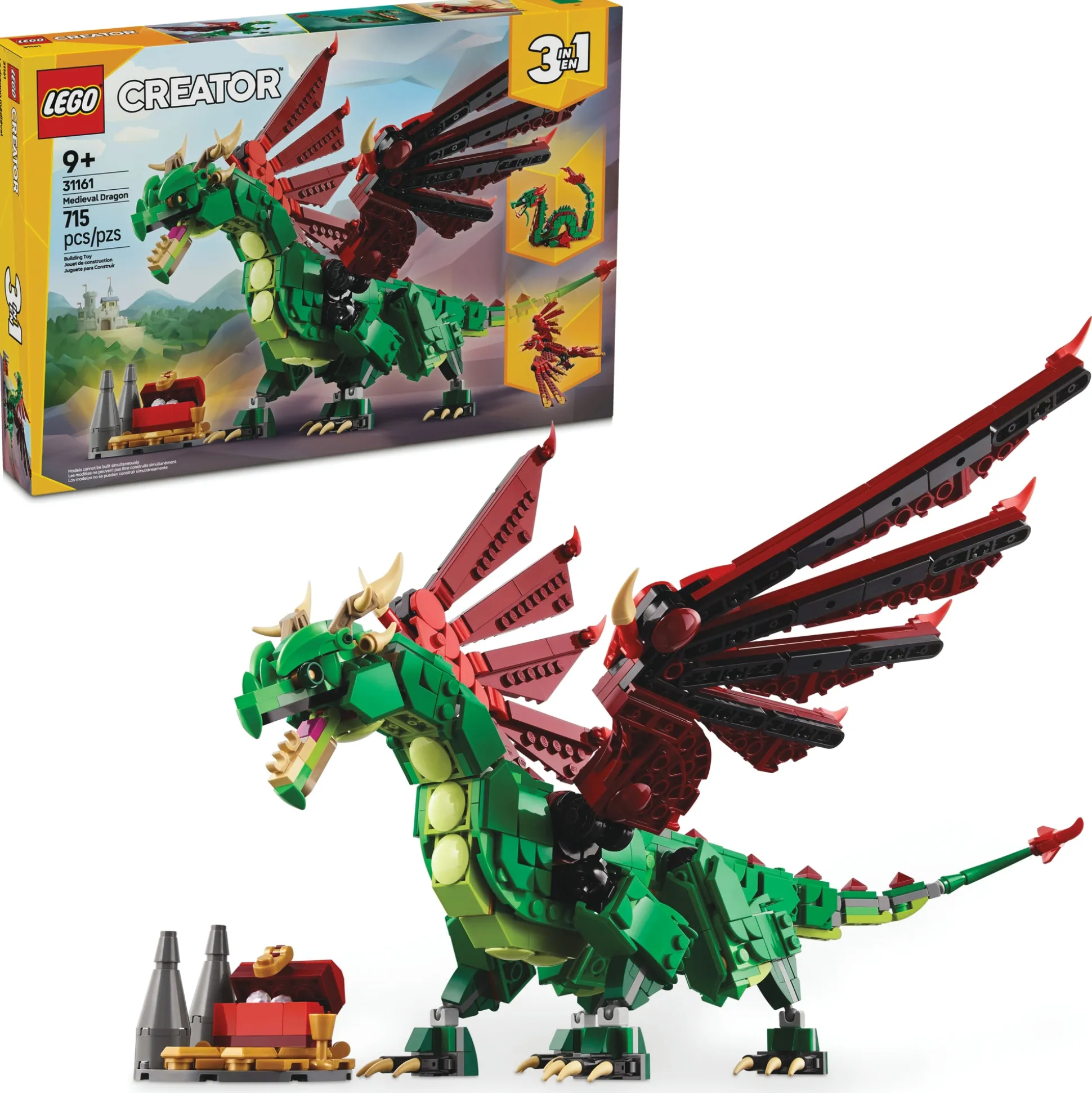LEGO Creator 3-in-1 Medieval Dragon