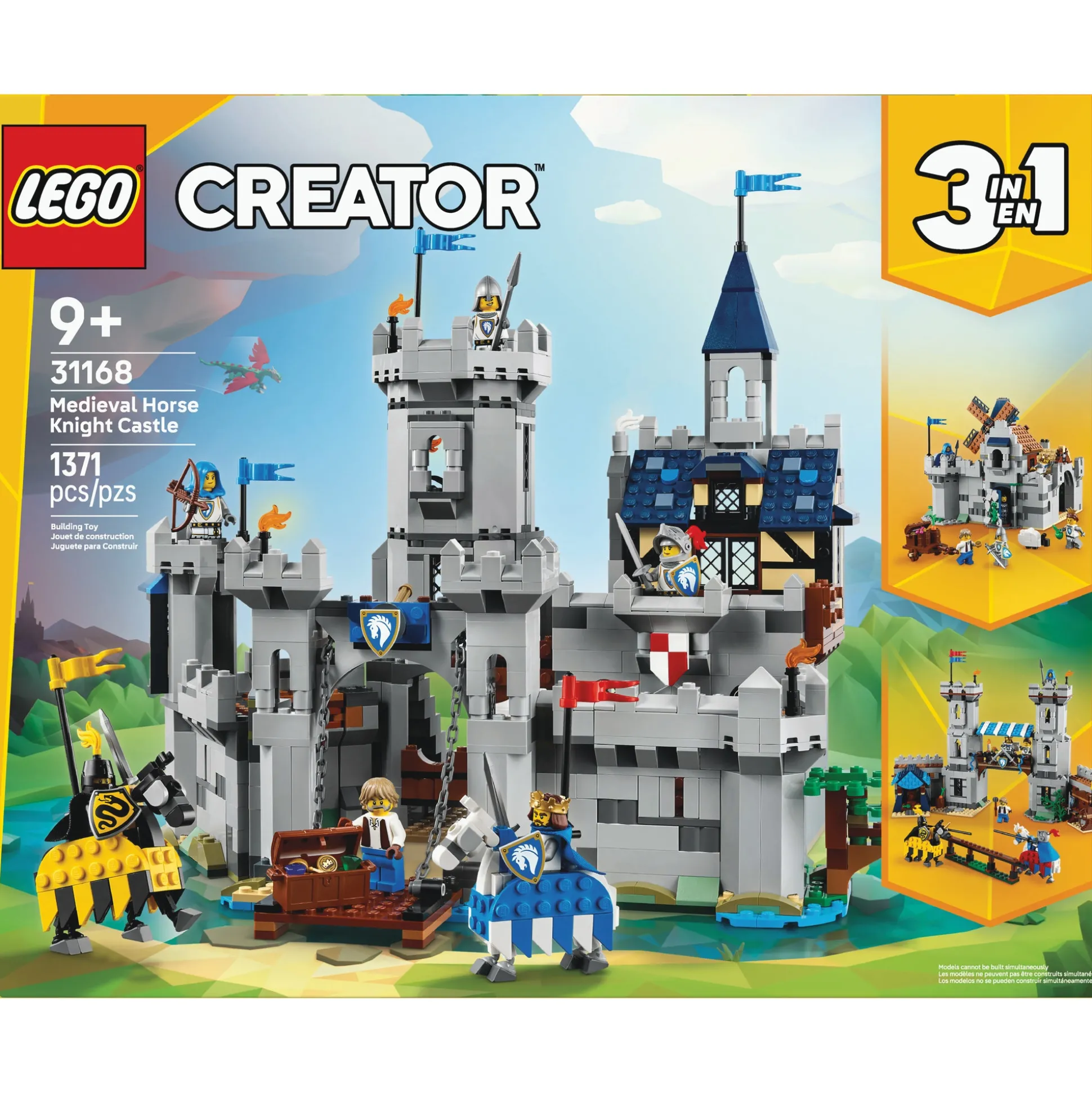 LEGO Creator 3-in-1 Medieval Horse Knight Castle