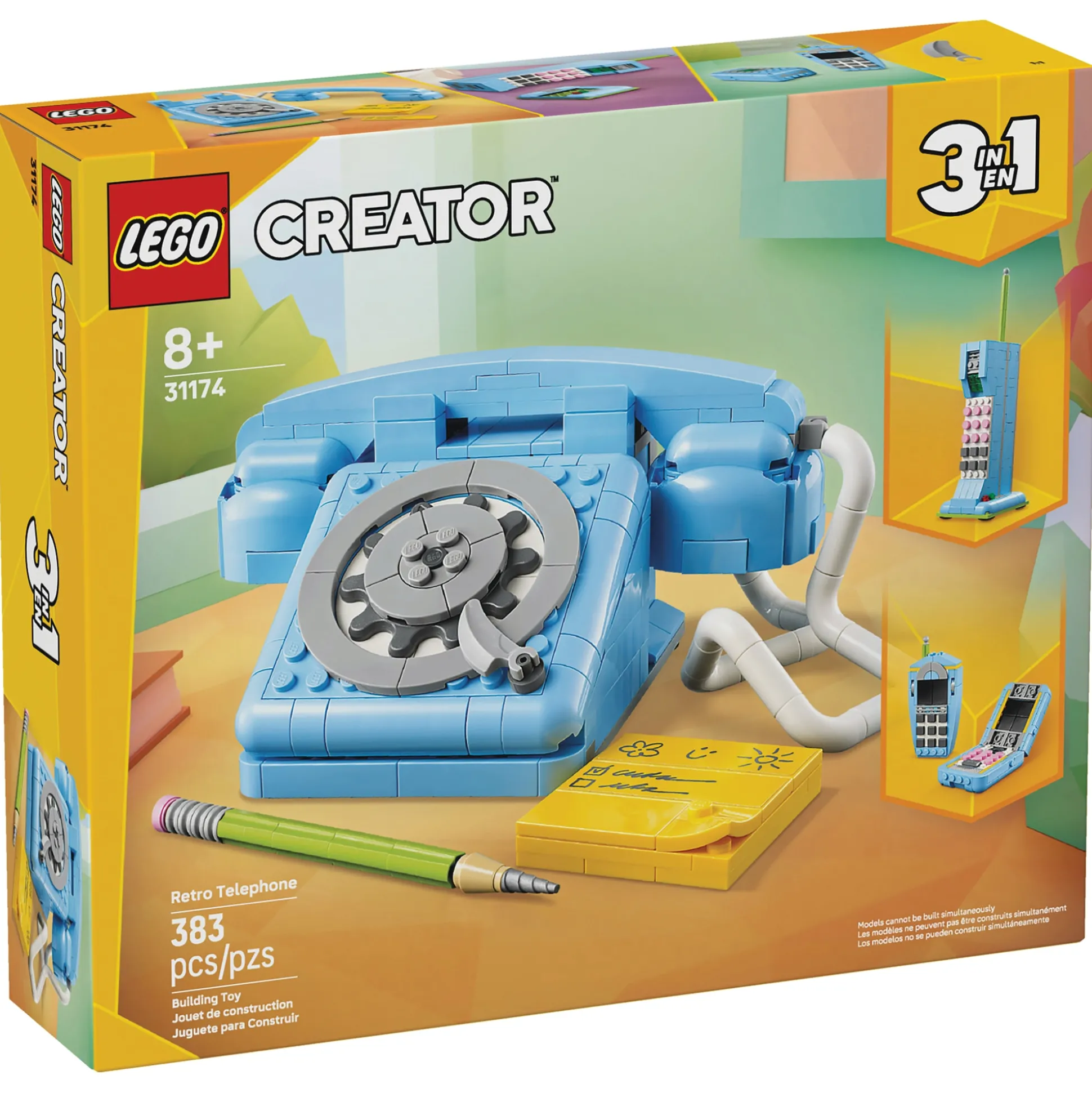 LEGO Creator 3-in-1 Retro Telephone