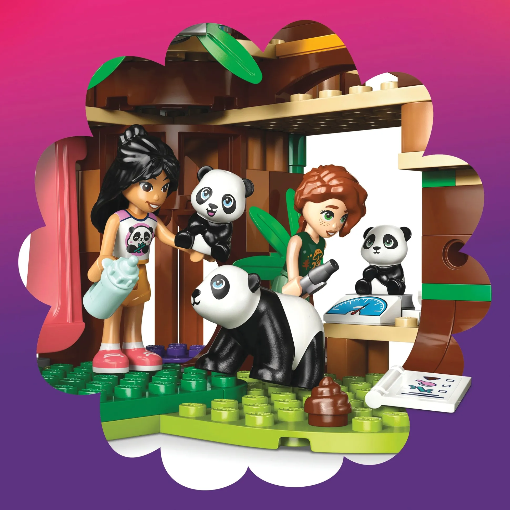 LEGO Friends Panda Sanctuary Animal Care