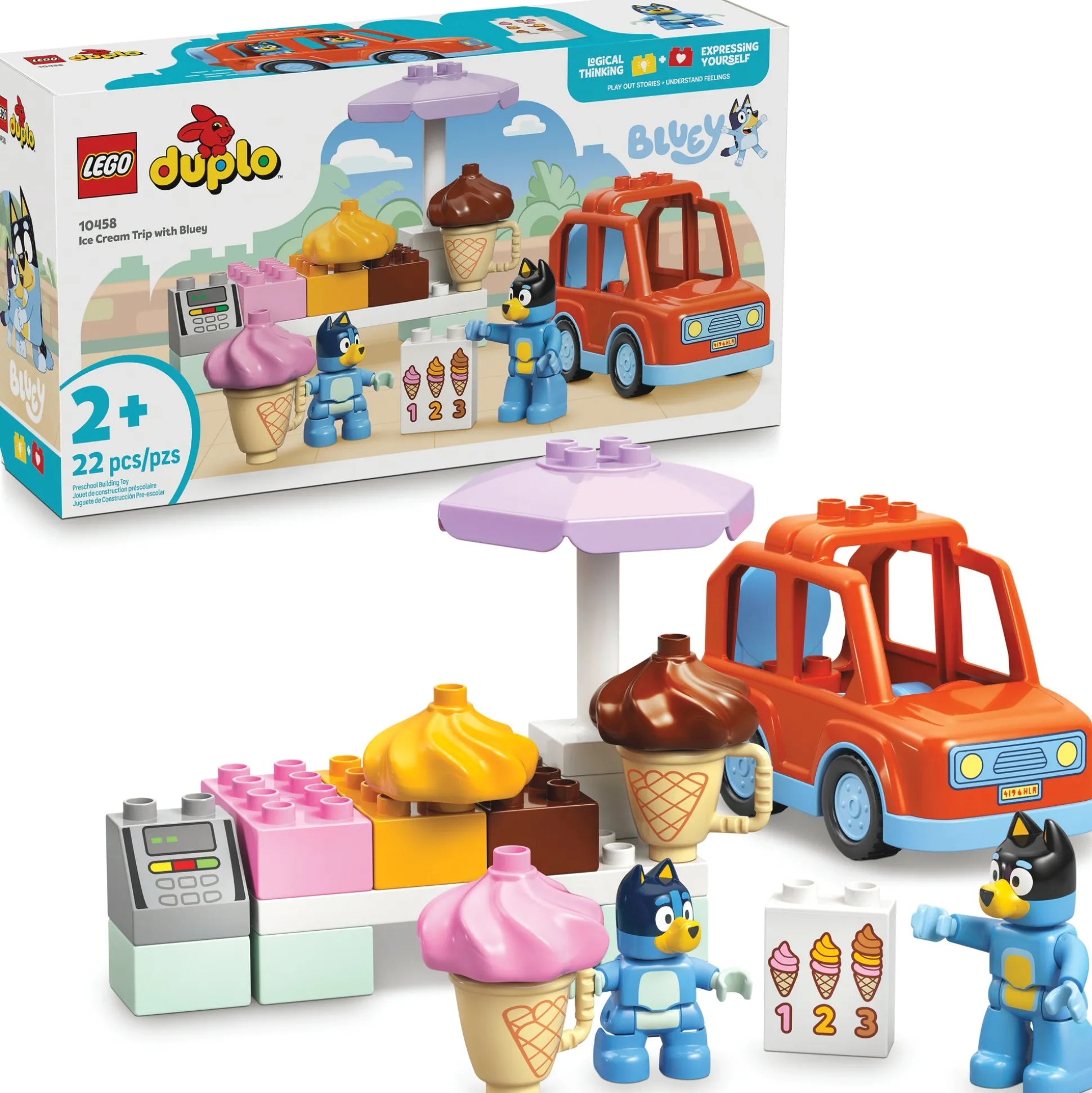 LEGO Ice Cream Trip with Bluey