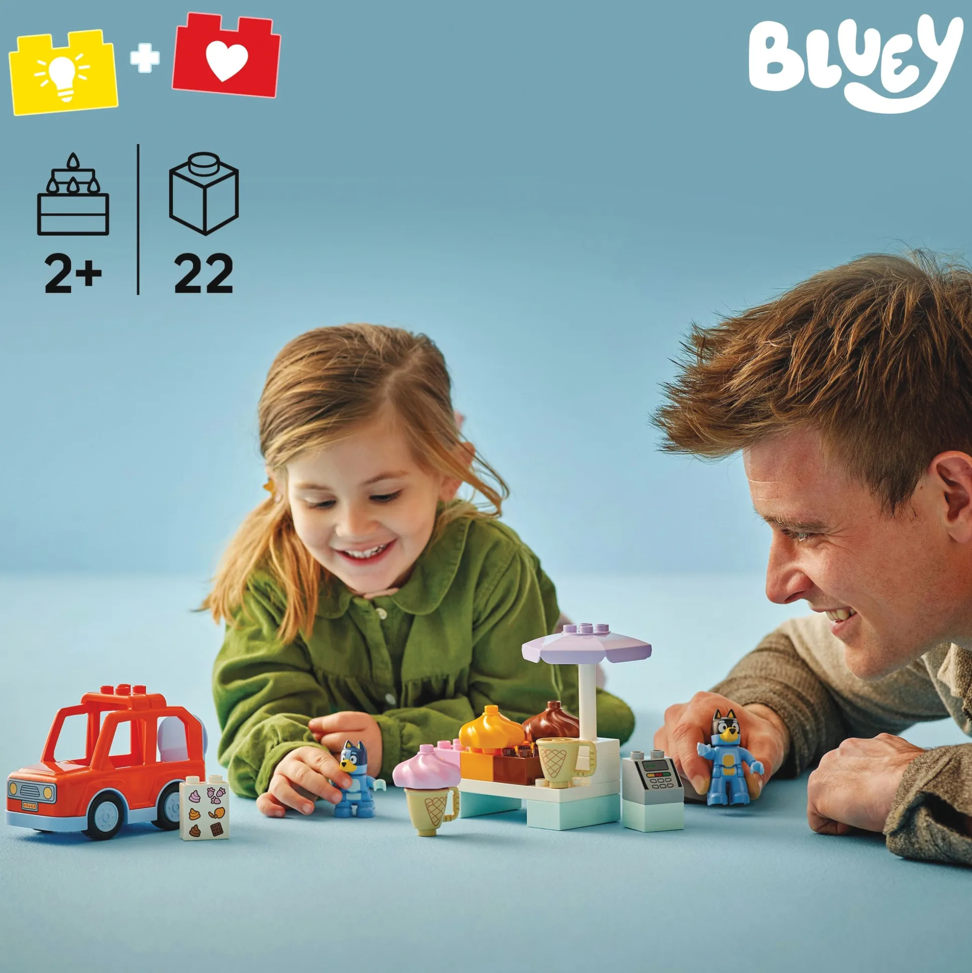 LEGO Ice Cream Trip with Bluey