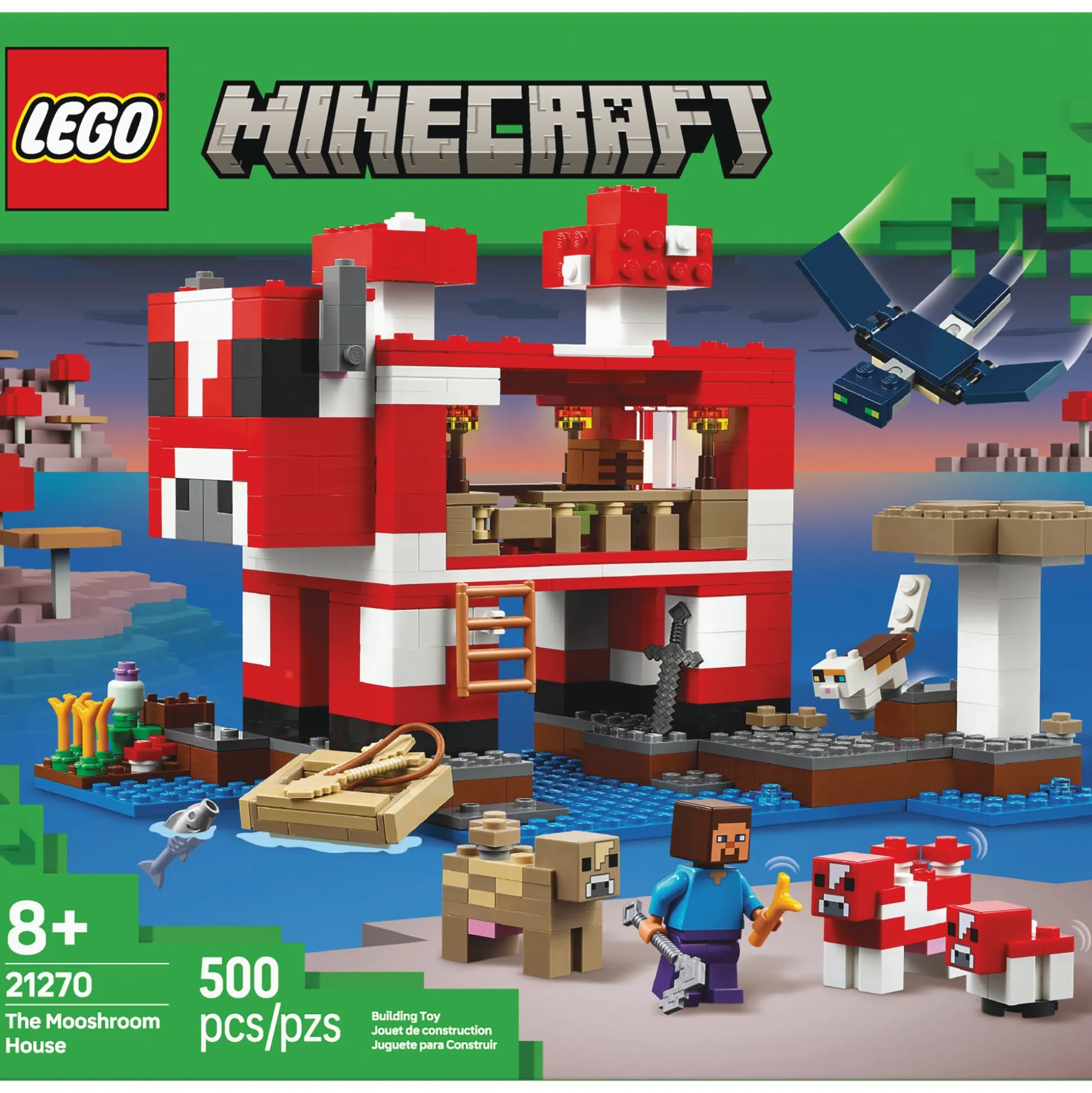 LEGO Minecraft Mooshroom House