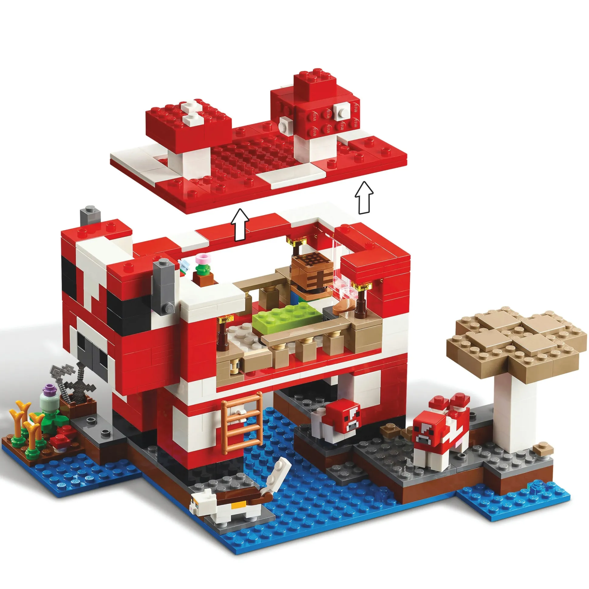 LEGO Minecraft Mooshroom House