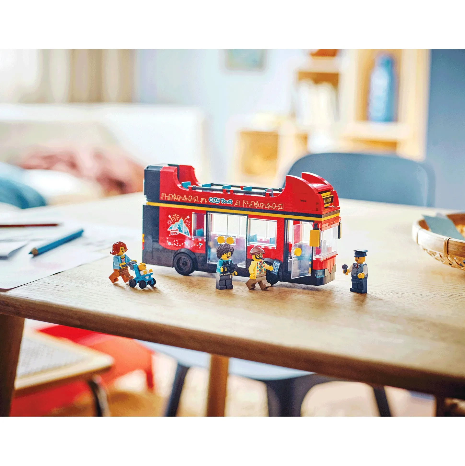 LEGO Red Double-Decker Sightseeing Bus