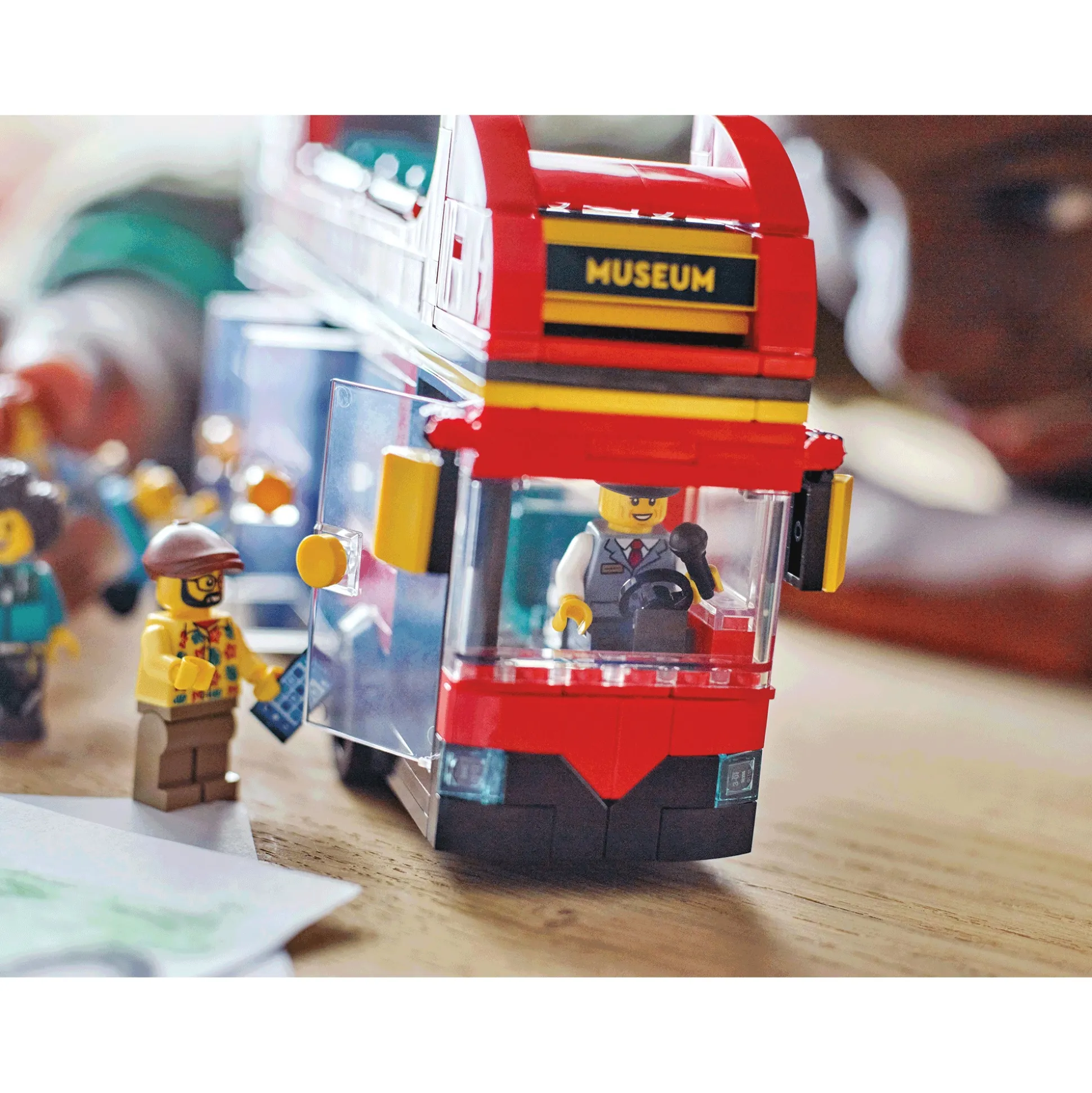LEGO Red Double-Decker Sightseeing Bus
