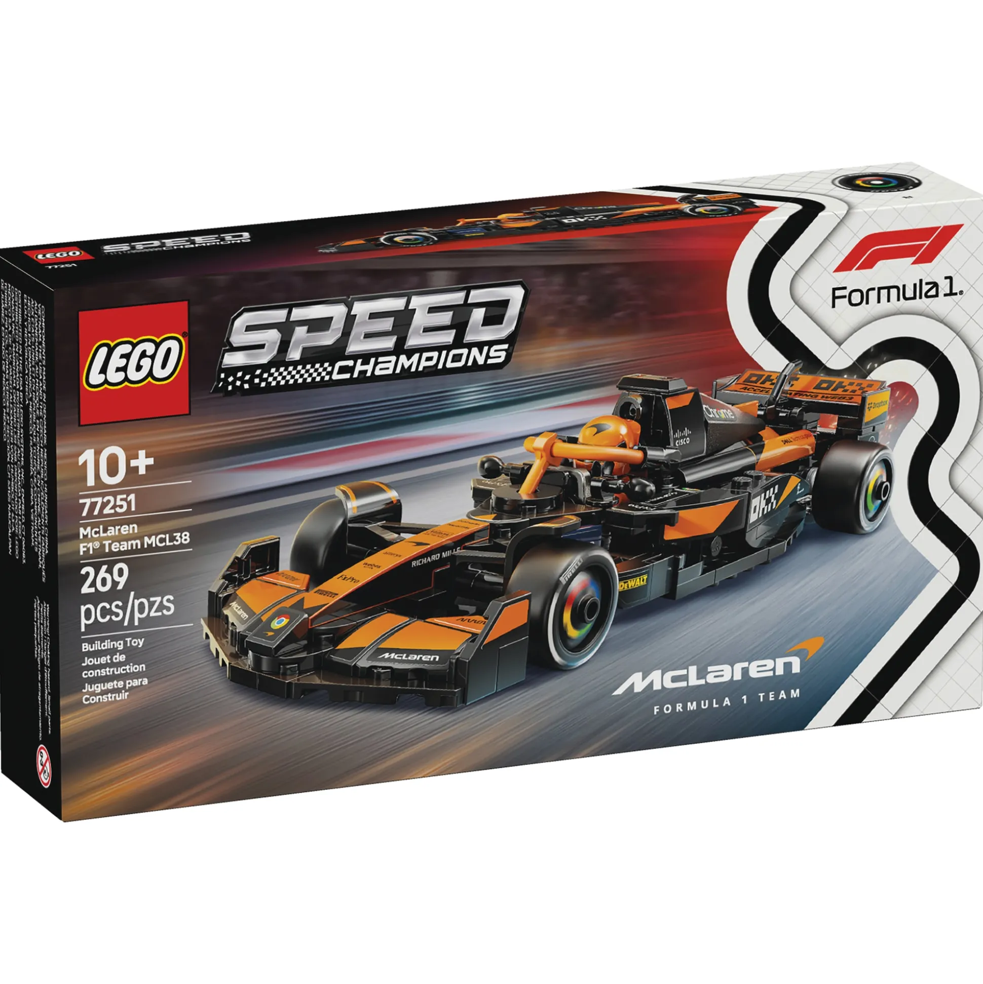 LEGO Speed Champions McLaren F1® Team MCL38 Race Car