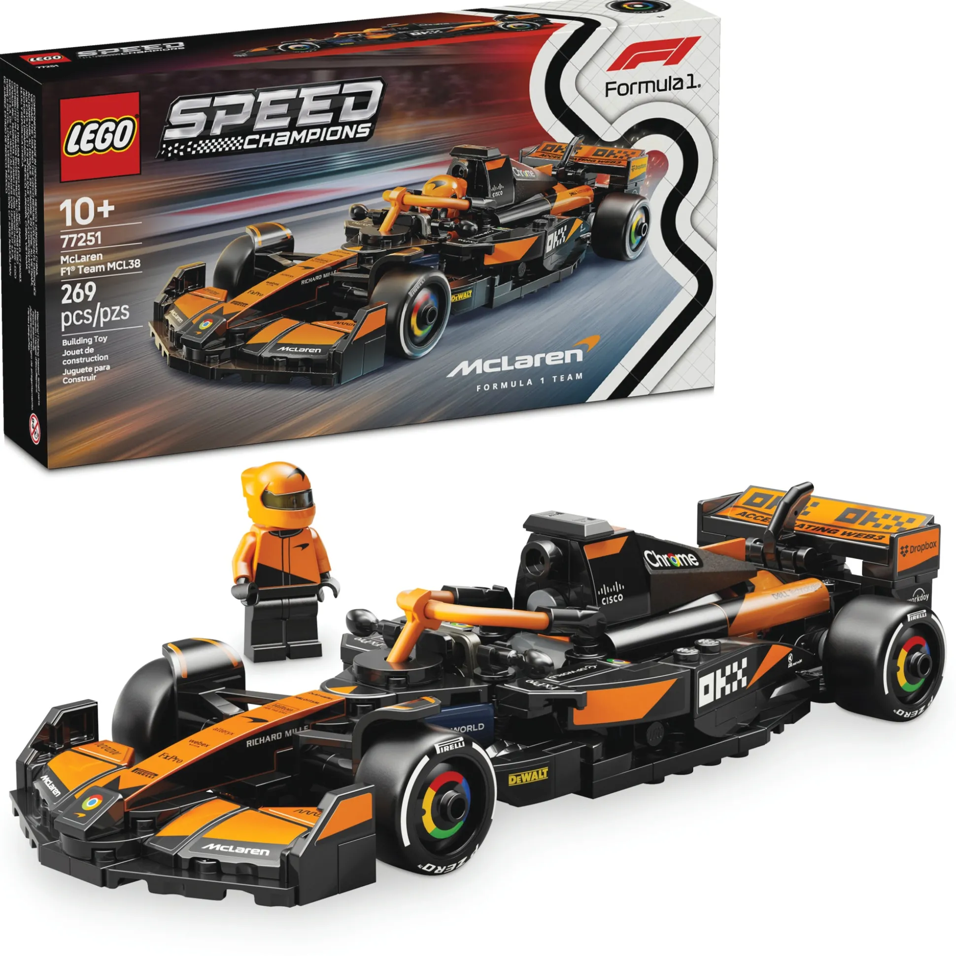 LEGO Speed Champions McLaren F1® Team MCL38 Race Car
