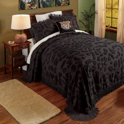 Leopard Chenille Bedspread