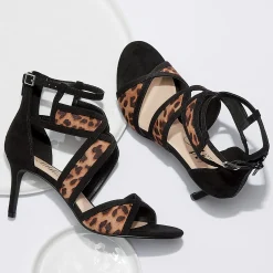 Leopard Crisscross Sandal