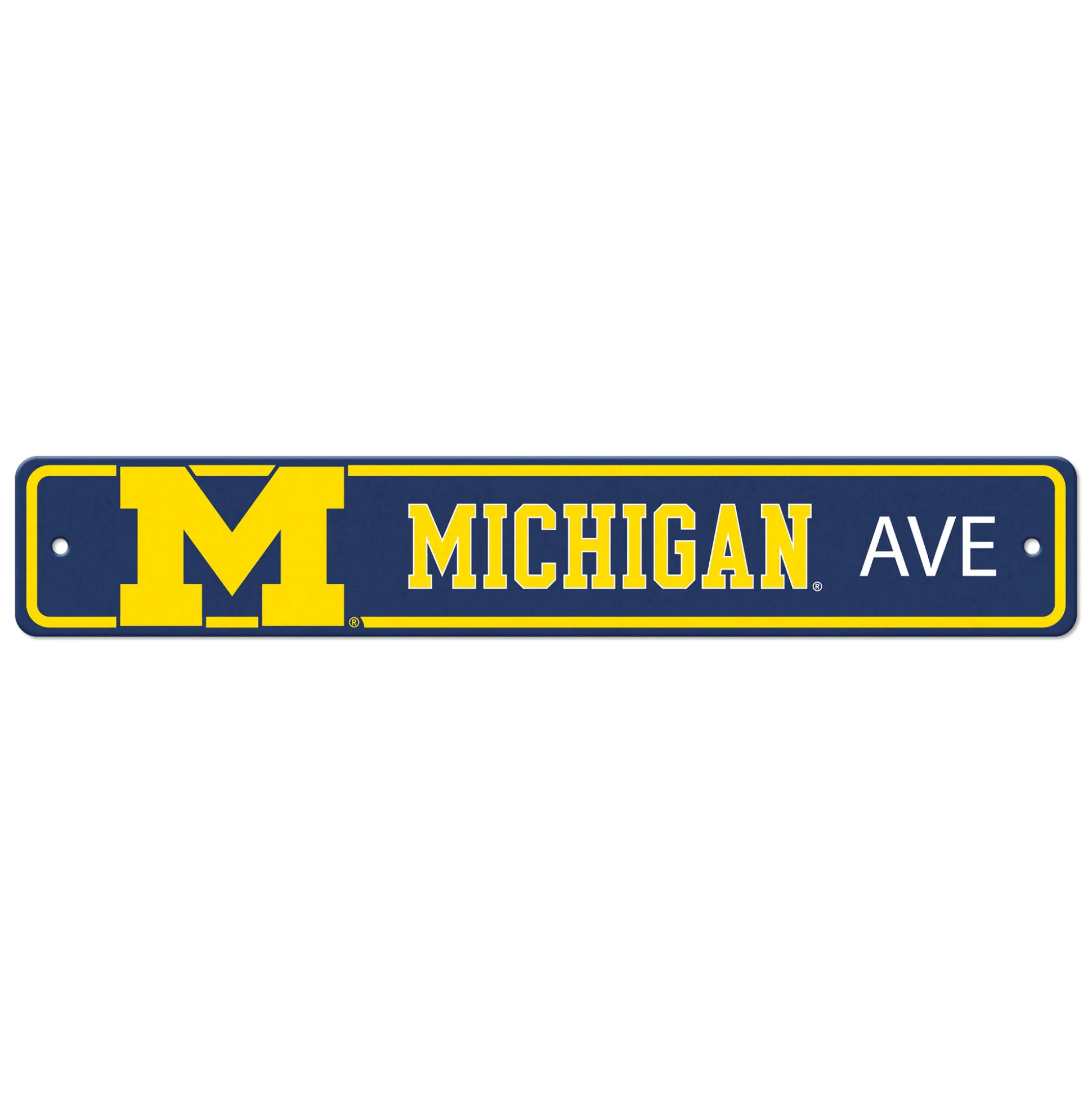 24" Lightweight NCAA Street Sign