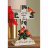 Lit Cardinal Cross