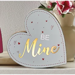 Lit Conversation Heart Decor