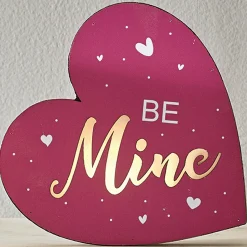 Lit Conversation Heart Decor