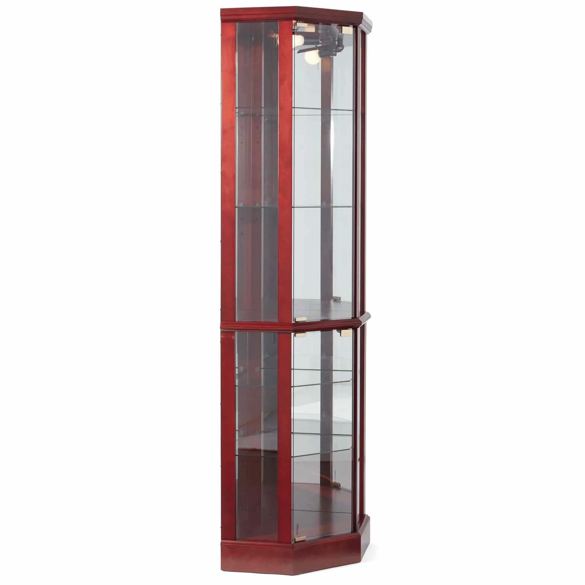 Lit Corner Curio Cabinet