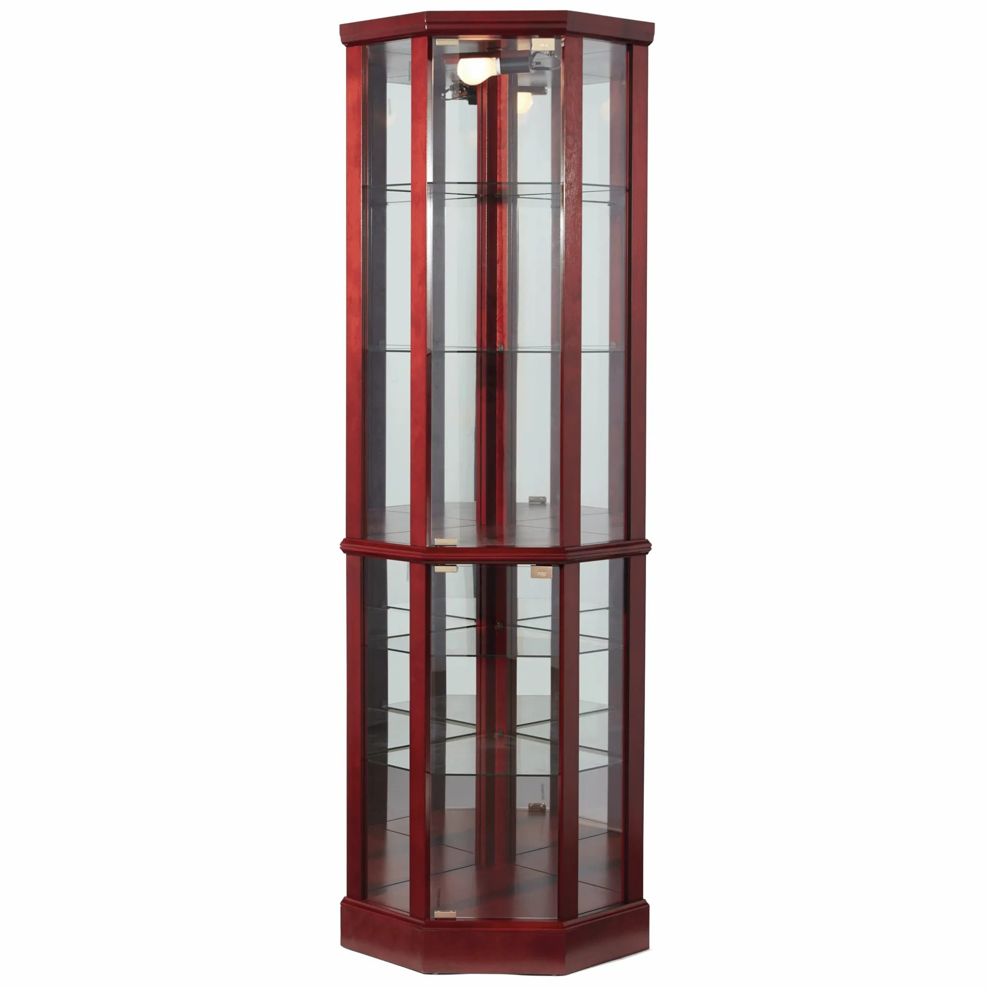 Lit Corner Curio Cabinet