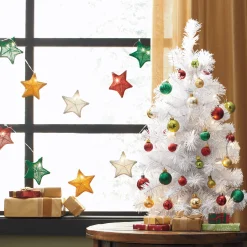 Lit 3-D Star Garland