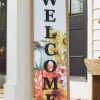 Lit Fall Welcome Porch Sign