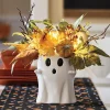 Lit Floral Ghost Centerpiece