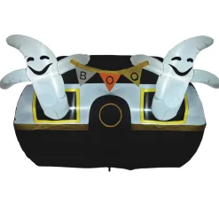 Lit Ghost Camper Inflatable