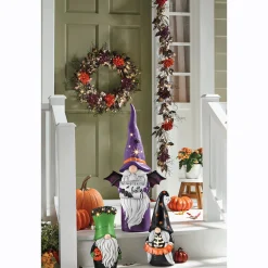 Lit Gilded Halloween Wreath