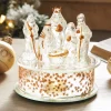 Lit Glass Nativity Set