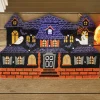 Lit Haunted House Coir Mat - 22" x 36"