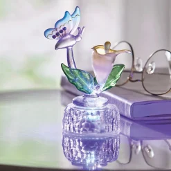 Lit Lily Butterfly Figurine