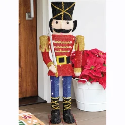 Lit Nutcracker Lawn Décor